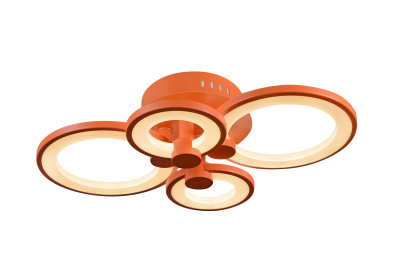 Потолочная люстра iLedex Ring A001/4 ORANGE