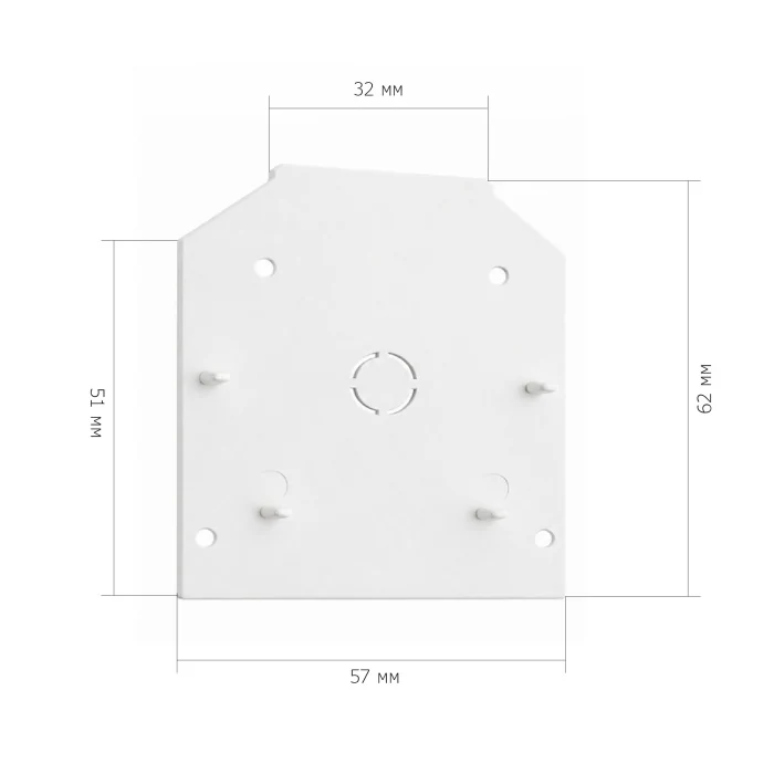 Торцевая заглушка ST Luce Skyline 48 белый ST003.589.04