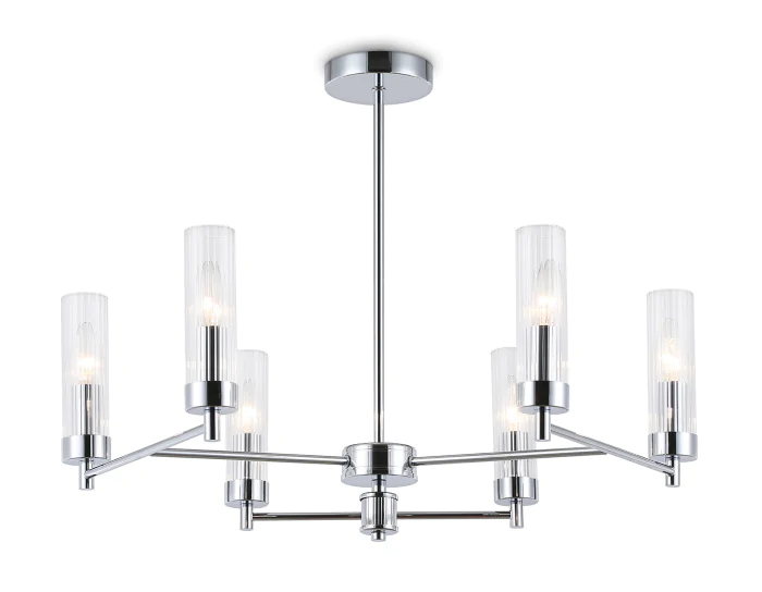 Люстра со стеклянными плафонами на штанге Ambrella light LH55151