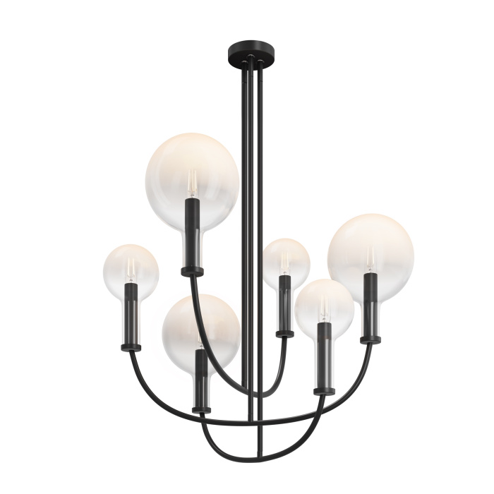 Люстра на штанге Maytoni Status MOD333PL-06B