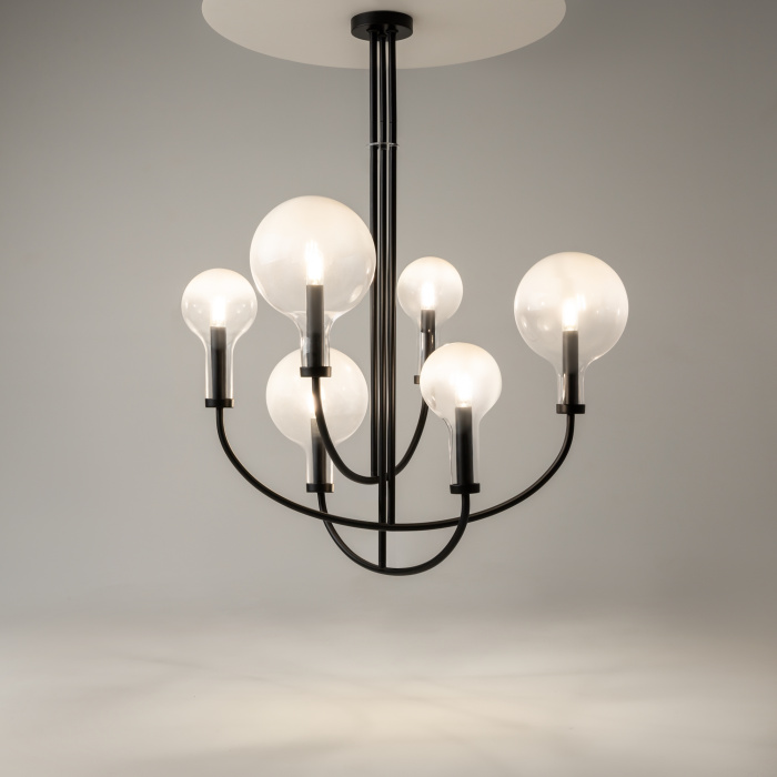 Люстра на штанге Maytoni Status MOD333PL-06B