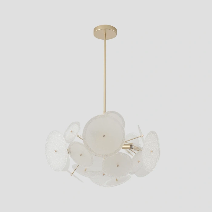 Люстра на штанге Crystal Lux DANDELION SP6 GOLD