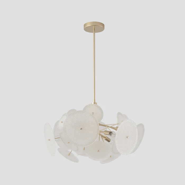 Люстра на штанге Crystal Lux DANDELION SP6 GOLD