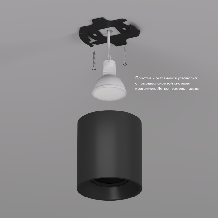 Накладной светильник Denkirs Soro DK3040-BK