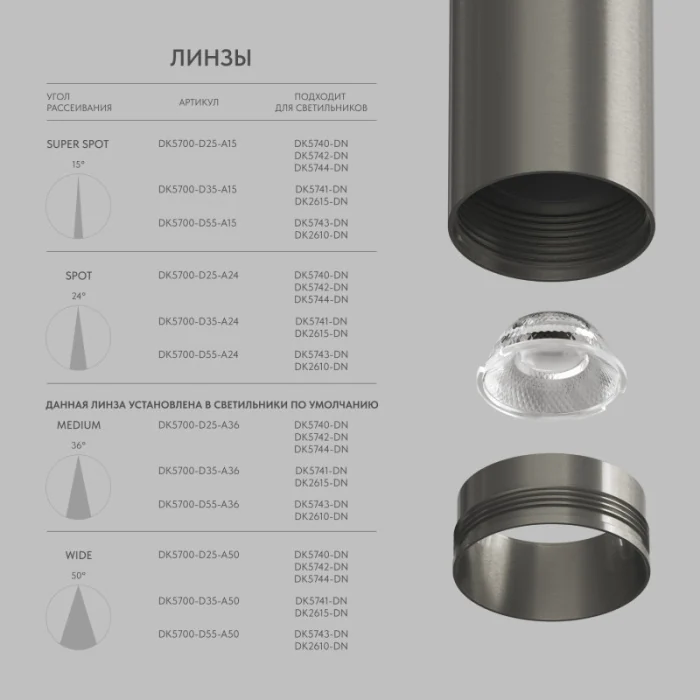Светильник на шине Denkirs SHINE SPOT DK5742-DN