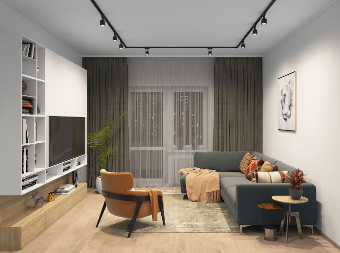 Шинопровод Denkirs DK Track Black TR1002-BK