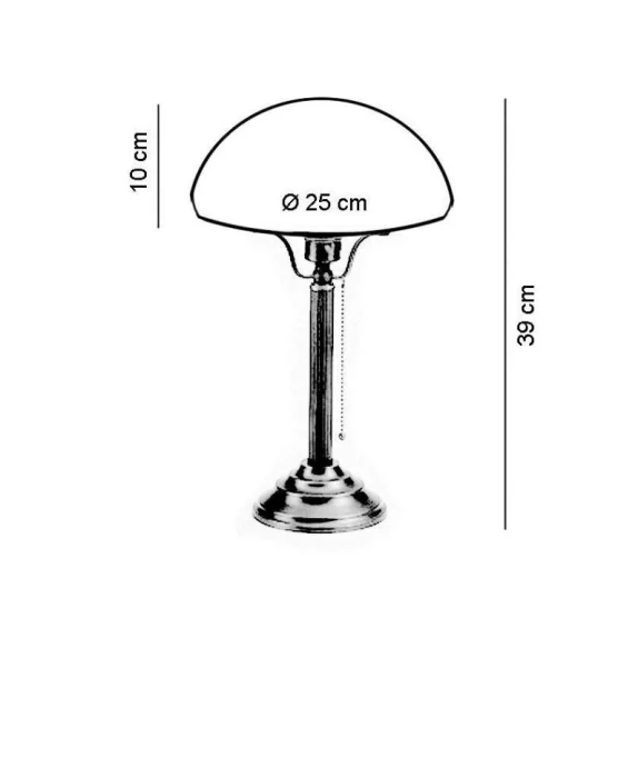 Настольная лампа Berliner Messinglampen Z14-100grB