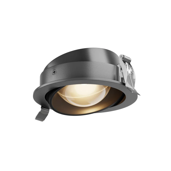 Встраиваемый светильник Maytoni Lens DL105-12W3K-B