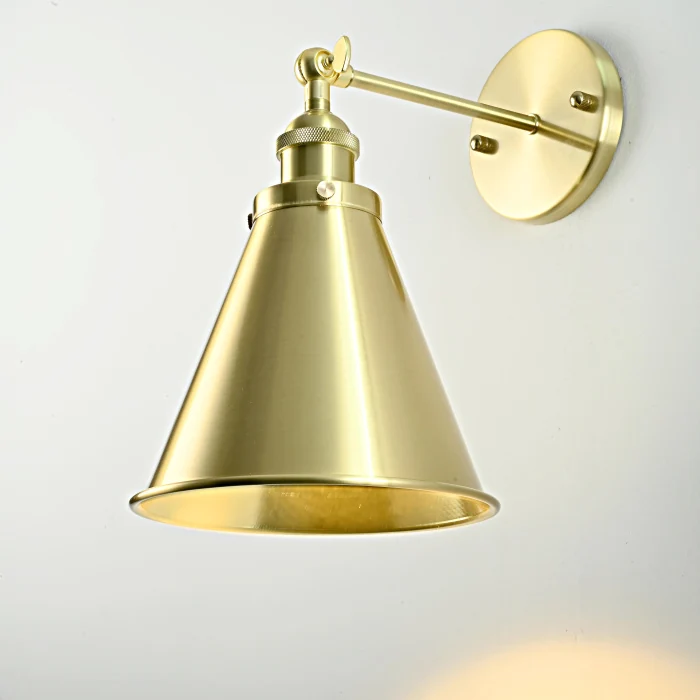 Бра Cone 20th c.Factory Filament Gold II ImperiumLoft