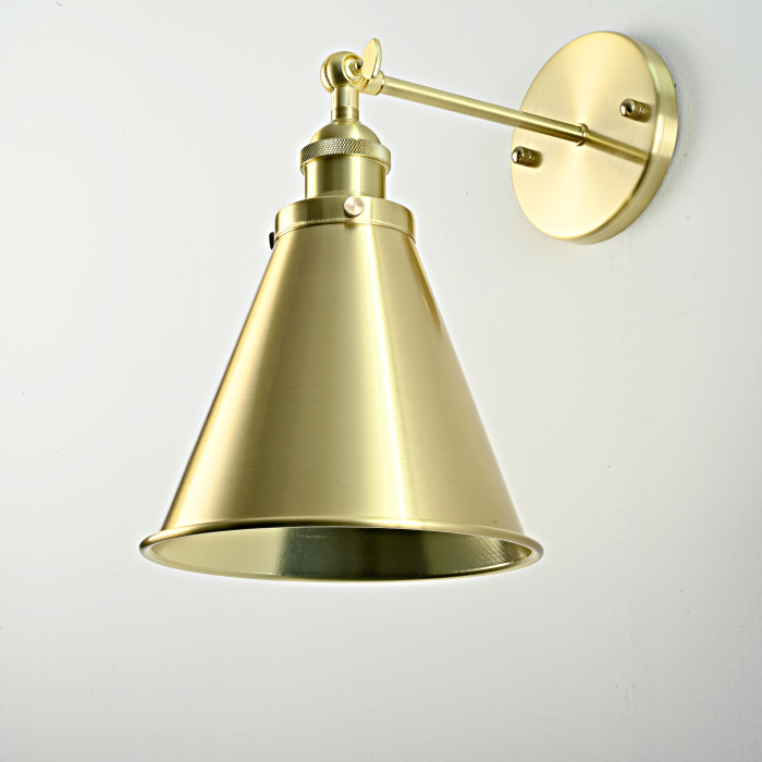 Бра Cone 20th c.Factory Filament Gold II ImperiumLoft