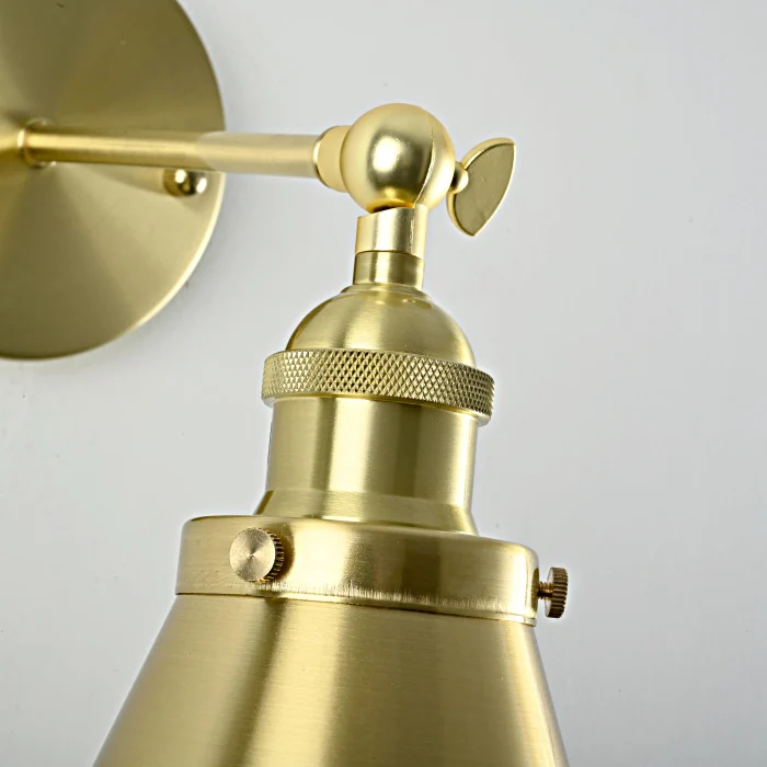 Бра Cone 20th c.Factory Filament Gold II ImperiumLoft