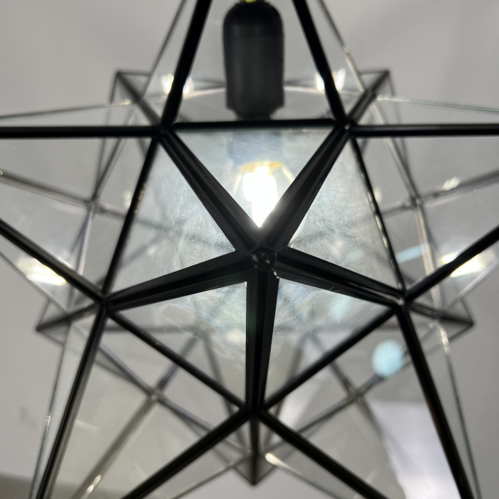 Люстра Black Star Clear Glass 40 см ImperiumLoft