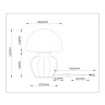 Настольная лампа HIGH LIGHT AMBRELLA LIGHT LH53249