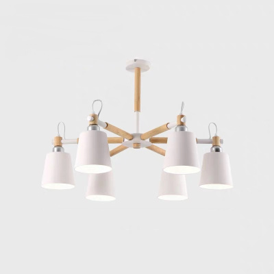 Люстра на штанге VARDA 6 lamps WH ImperiumLoft