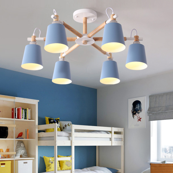 Люстра на штанге VARDA 6 lamps WH ImperiumLoft