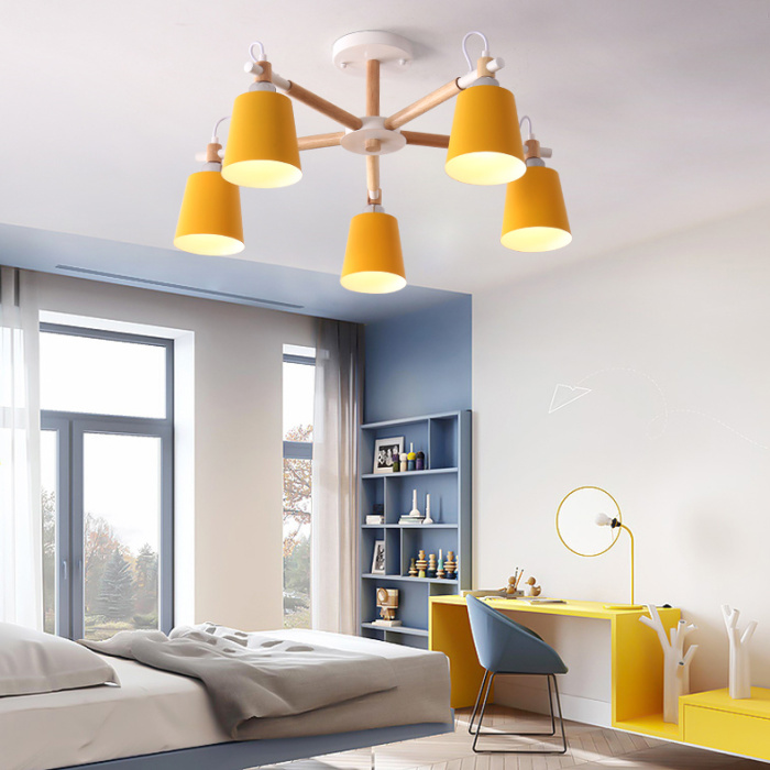 Люстра на штанге VARDA 6 lamps WH ImperiumLoft