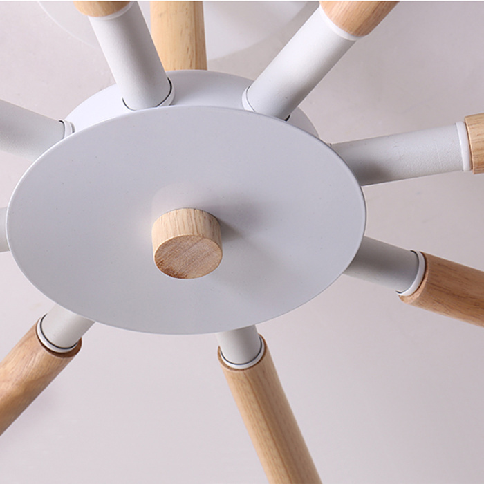 Люстра на штанге VARDA 6 lamps WH ImperiumLoft