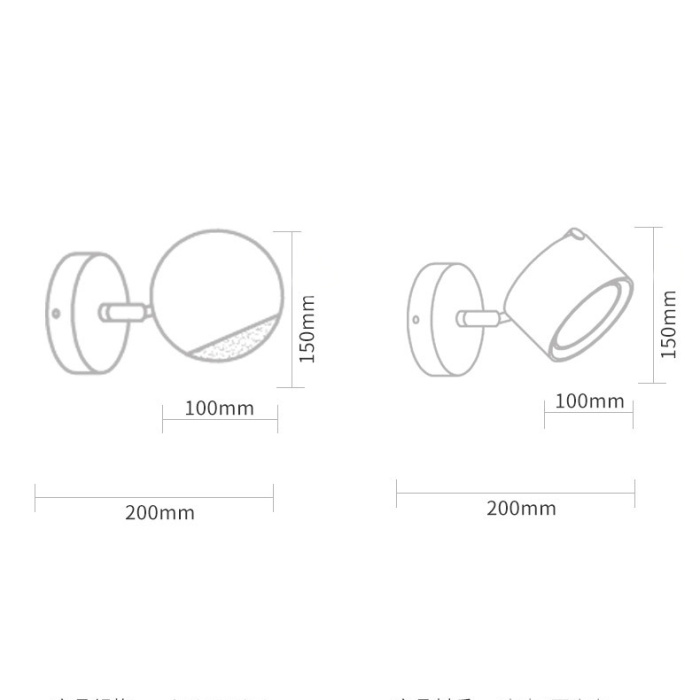 Настенный светильник BERNY B Dark brown ImperiumLoft