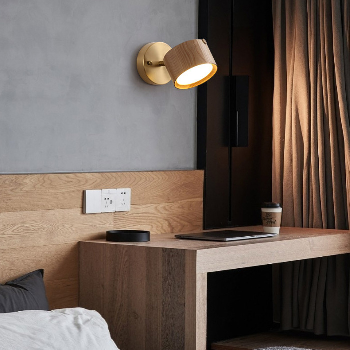 Настенный светильник BERNY B Dark brown ImperiumLoft