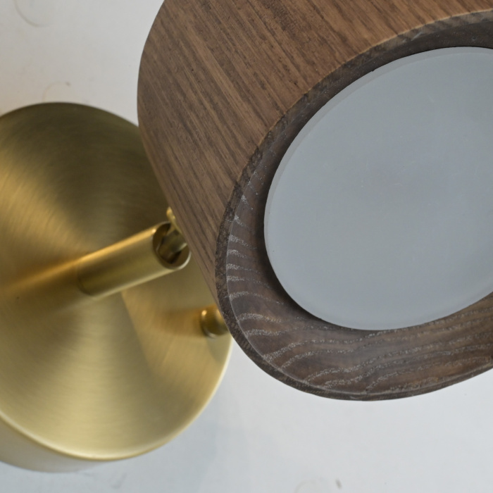 Настенный светильник BERNY B Dark brown ImperiumLoft