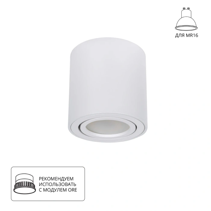 Точечный накладной светильник Arte Lamp BEID A1513PL-1WH