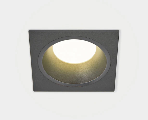 Светильник встраиваемый с рамкой ITALLINE IT08-8013 black 3000K + IT08-8014 black