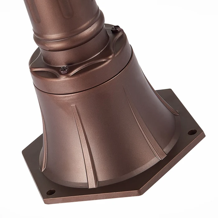 Светильник уличный наземный ST-Luce SL080.415.01 Темный кофе/Прозрачный, Темный кофе E27 1*60W