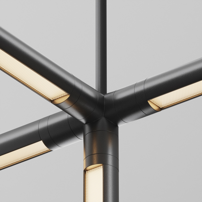 Подвес на жёстком основании с потолочной чашей для системы Shelf Maytoni CA030C-SL-L500-B