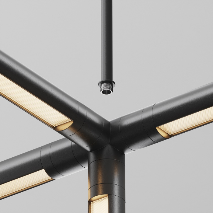 Подвес на жёстком основании с потолочной чашей для системы Shelf Maytoni CA030C-SL-L500-B