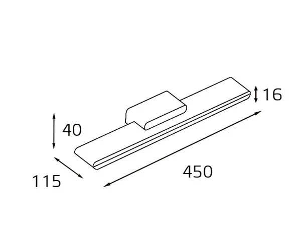 Подсветка для зеркал Italline IT01-1088/45 white