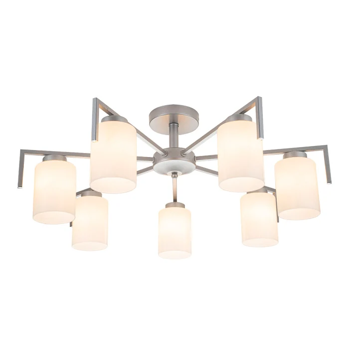 Потолочная люстра на штанге STYLE ESCADA 1142/7P Silver