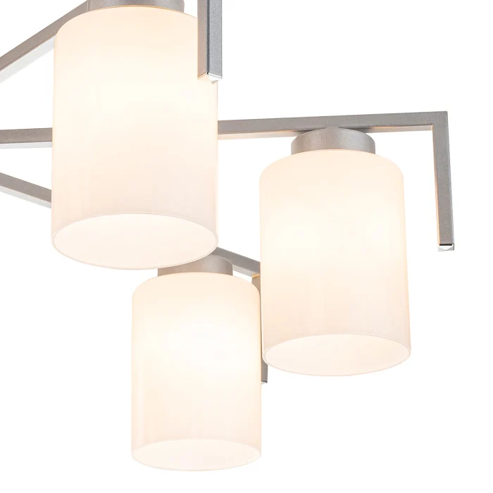 Потолочная люстра на штанге STYLE ESCADA 1142/7P Silver