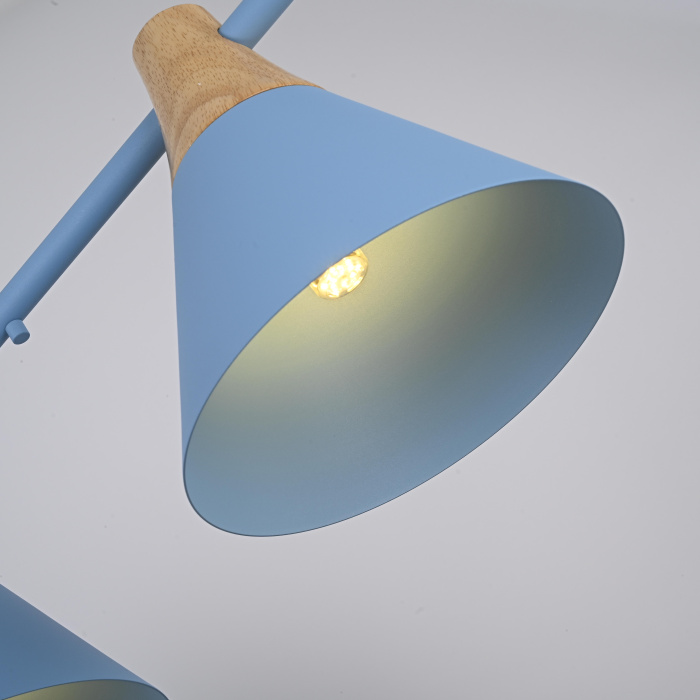 Реечный подвесной светильник NEXT Blue ImperiumLoft