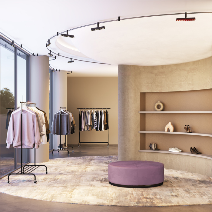 Трековый светильник Maytoni Points Rot TR203-1-10W3K-S-B