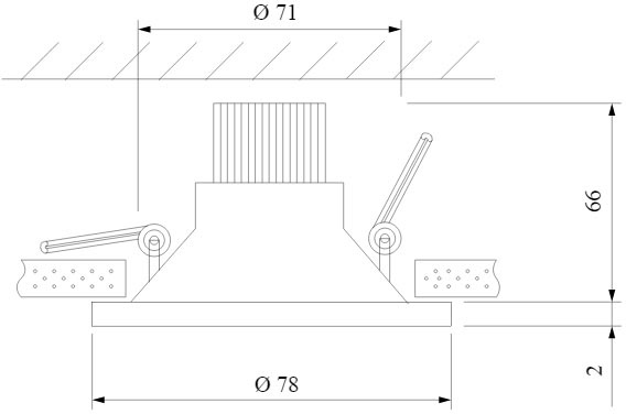 Встраиваемый светильник Elektrostandard Lin 4690389175534