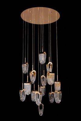 Подвесная люстра Leon Cascade LE7717/10+5+1 Gold