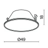 Декоративная рамка-отражатель для светильников Maytoni Wise Ring057-7-MG