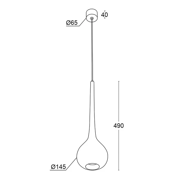 Подвесной светильник Ledron WoodDrop Big White