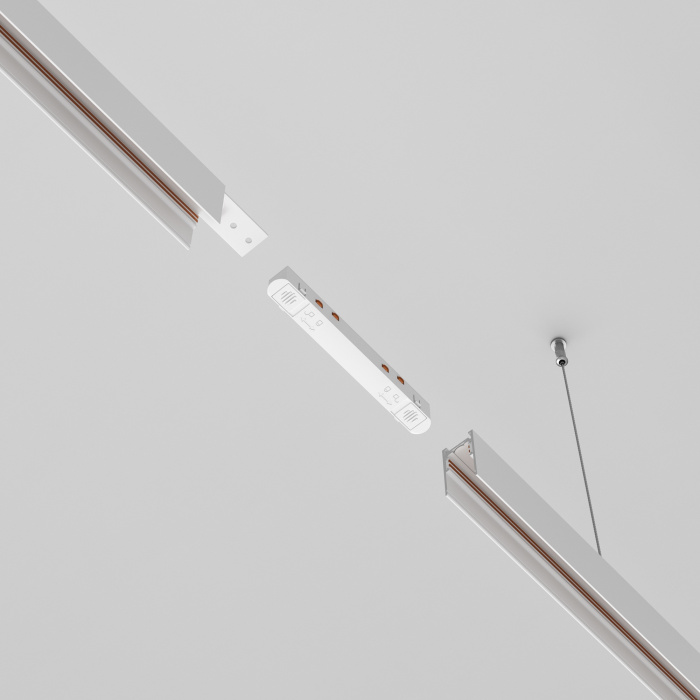 Коннектор питания прямой Exility белый Maytoni TRA034PC-42W