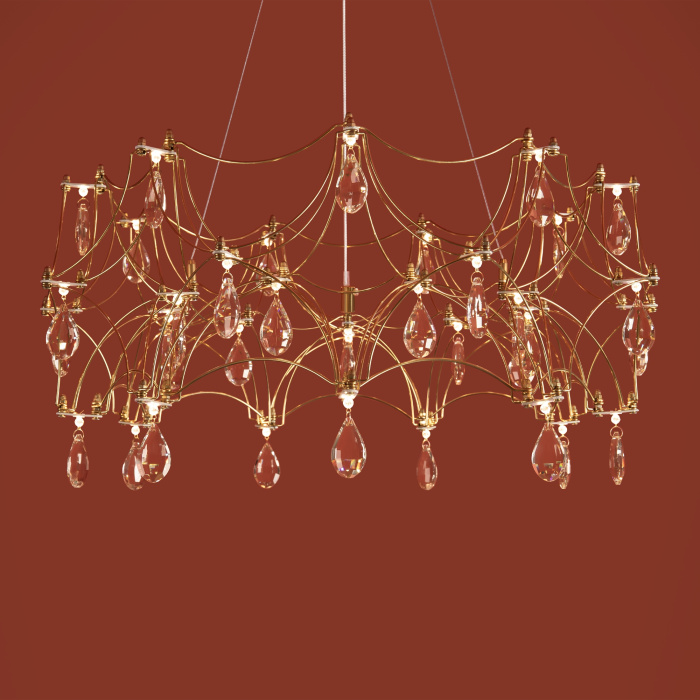 Подвесная люстра Freya Elara FR5591PL-L36BS