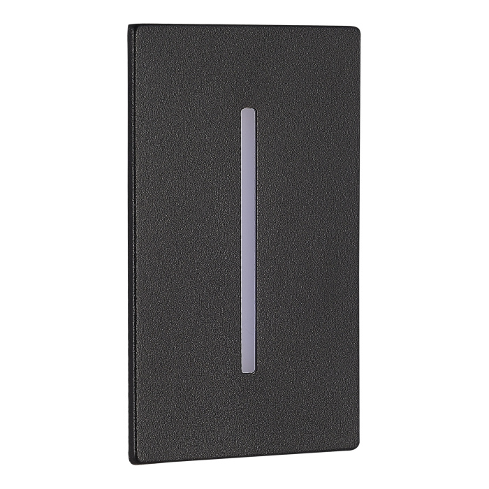 Встраиваемый уличный светильник ST-Luce черный LED 1*3W 3000K SL9519.408.01