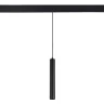 Магнитный трековый светильник SMART Черный LED 1*7W 2700K-6500K 630Lm Ra90 36° IP20 D40 ST377.403.07