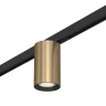 Магнитный трековый светильник Латунь LED 1*9W 3000K 500Lm Ra>90 36° IP20 D45xH63 24V ST671.336.09