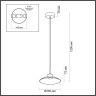 Подвесной светильник Odeon Light Saucer 5055/9LA