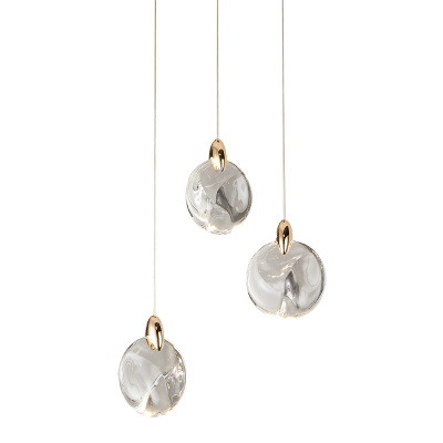 Подвесной светильник Delight Collection OD2440 OD2440-3 gold/clear