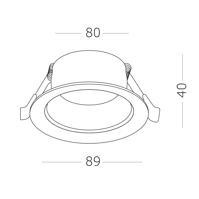 Встраиваемый светильник ST LUCE ST200.408.01
