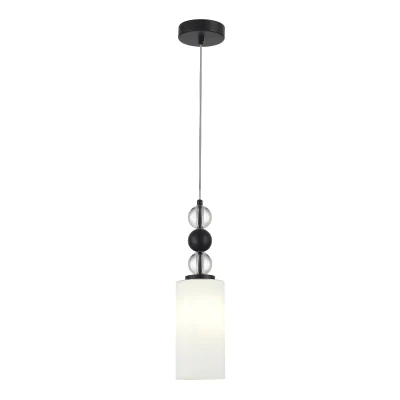 Светильник подвесной ST-Luce черный/белый E27 1*40W SL2003.403.01