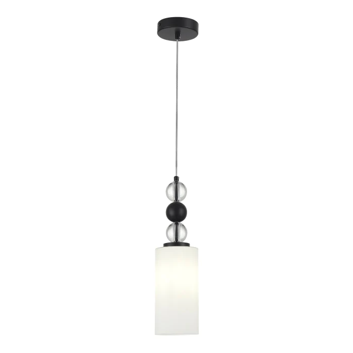Светильник подвесной ST-Luce черный/белый E27 1*40W SL2003.403.01