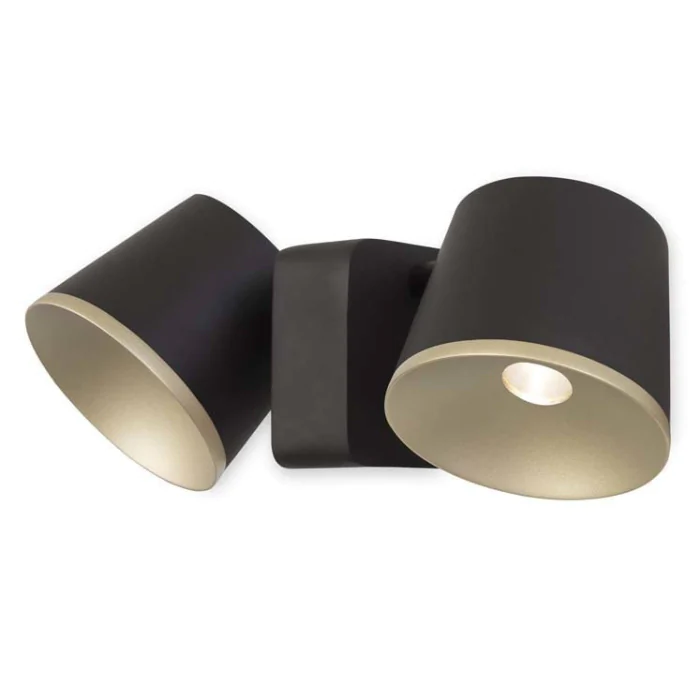 Бра Leds C4 DRONE Double Black Gold