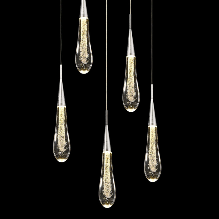 Подвесной светильник Delight Collection Pour DD20591-5 chrome